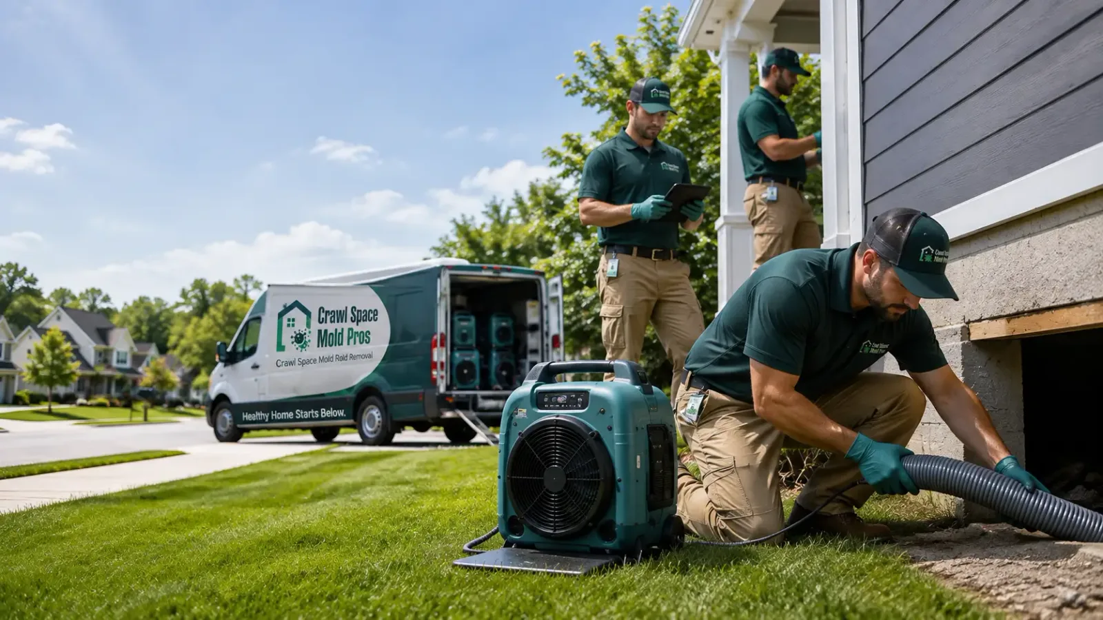 Crawl Space Mold Removal in Mesa, ID